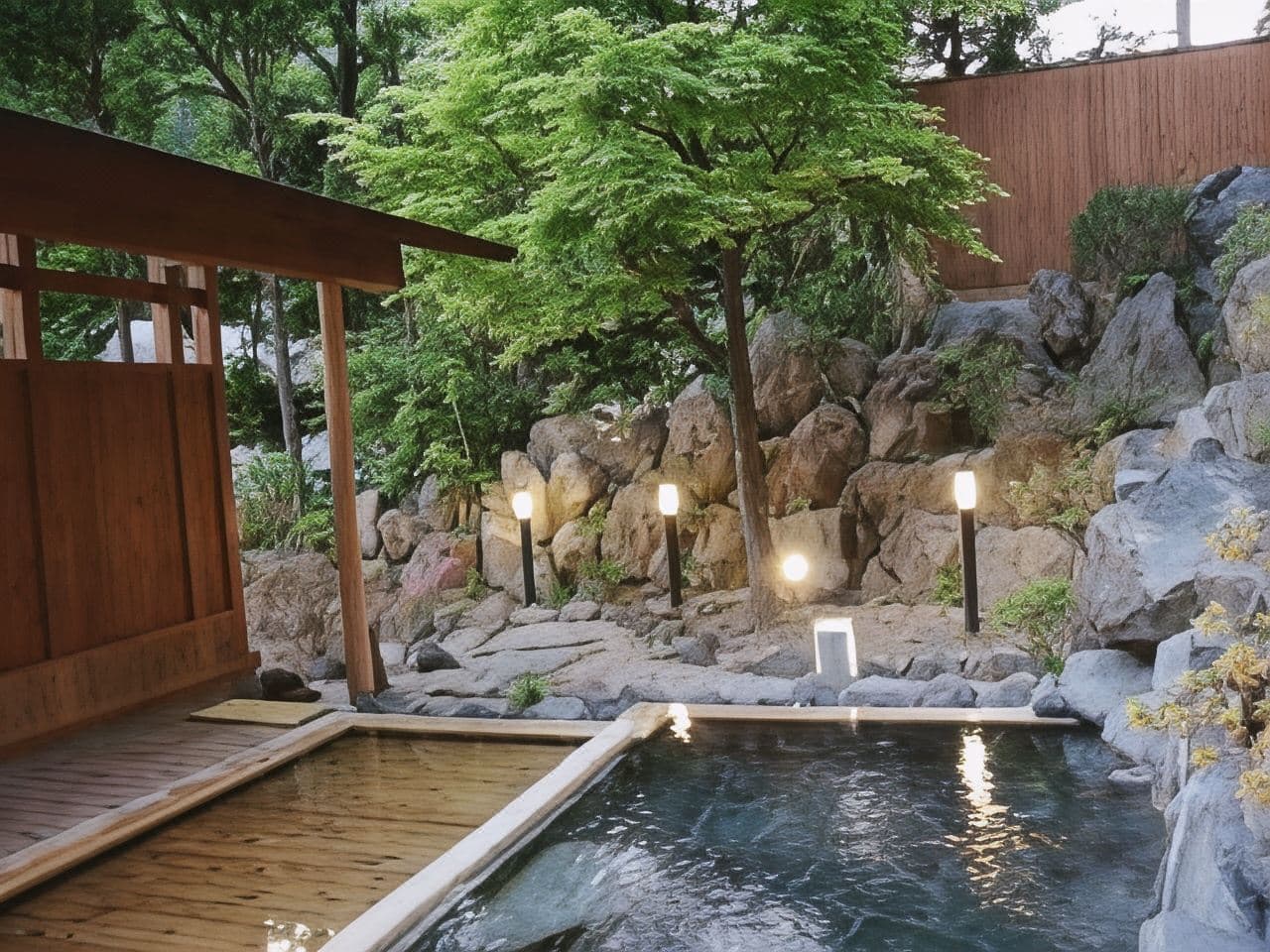 鍾寿館 露天風呂 © tripcdn.com
