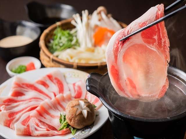 休暇村指宿 鹿児島名物 六白黒豚しゃぶしゃぶ