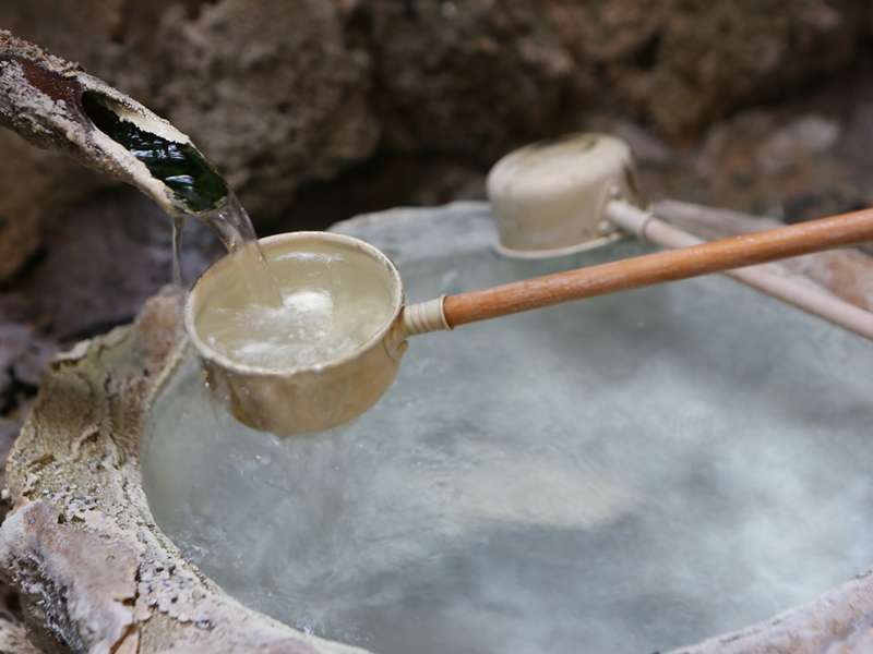 泡の湯旅館 飲泉処