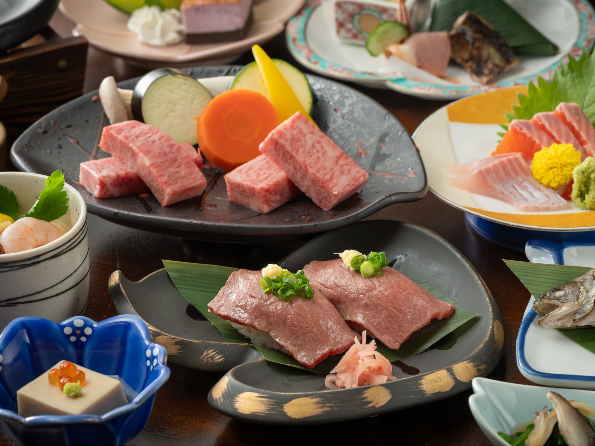 お宿つるや 信州牛にぎり会席