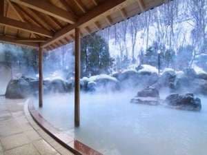 ホテルまほろば 雪見露天風呂