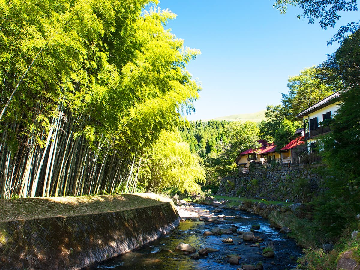黒川荘 離れ 川沿い 田の原川