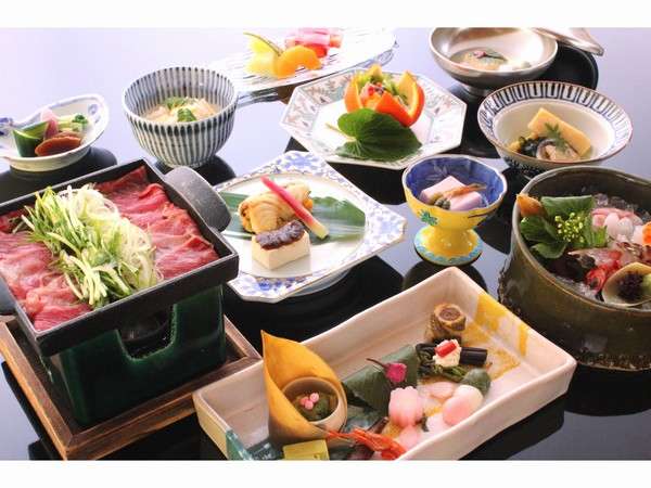 月日亭 春日奥山の旬を盛り込んだ会席料理