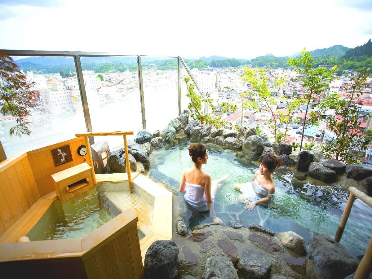 飛騨花里の湯 高山桜庵 13階展望大浴場