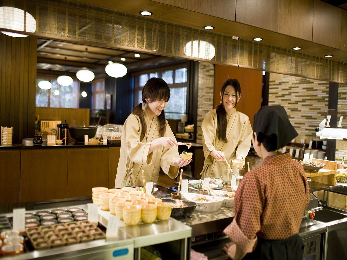 飛騨花里の湯 高山桜庵 朝食ビュッフェ
