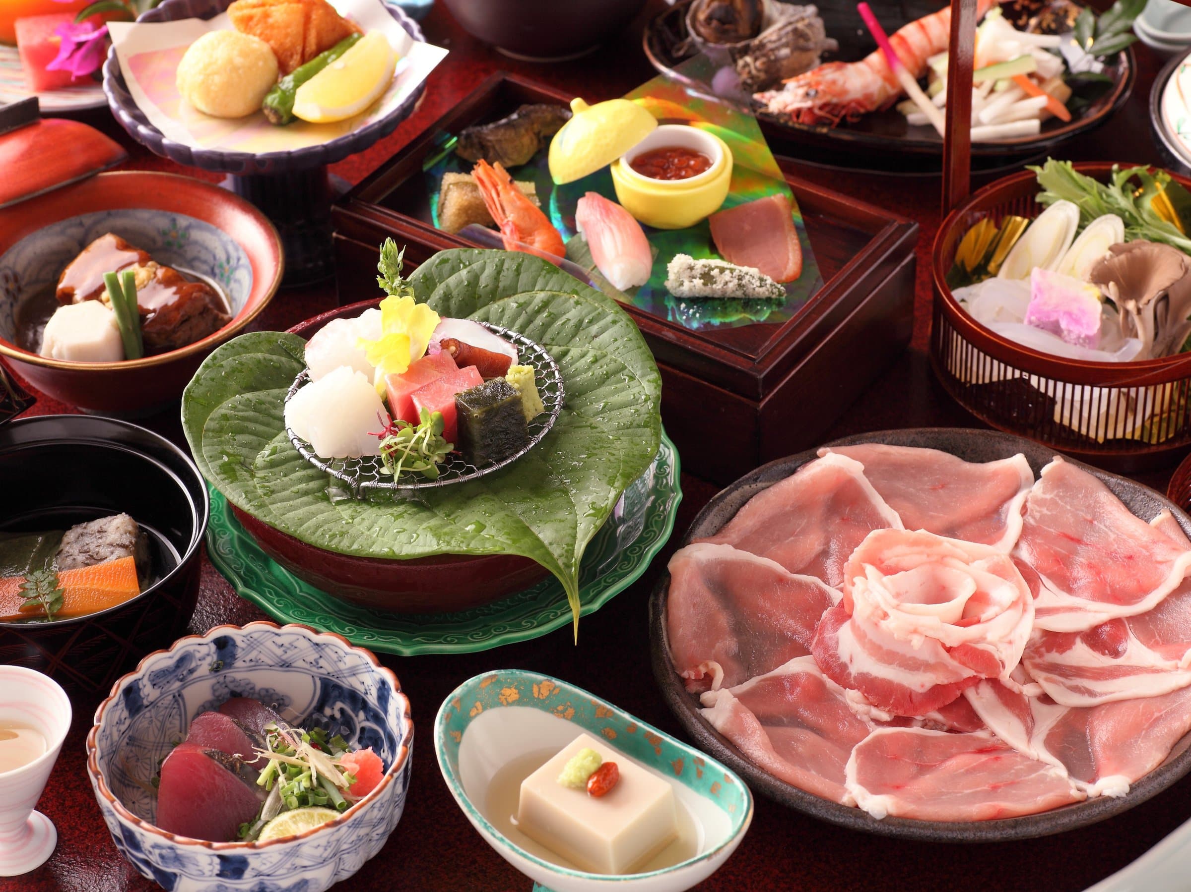 白水館 旬の食材を使った和食会席