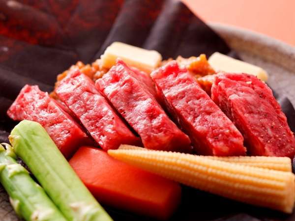 宝生閣 飛騨牛ステーキ