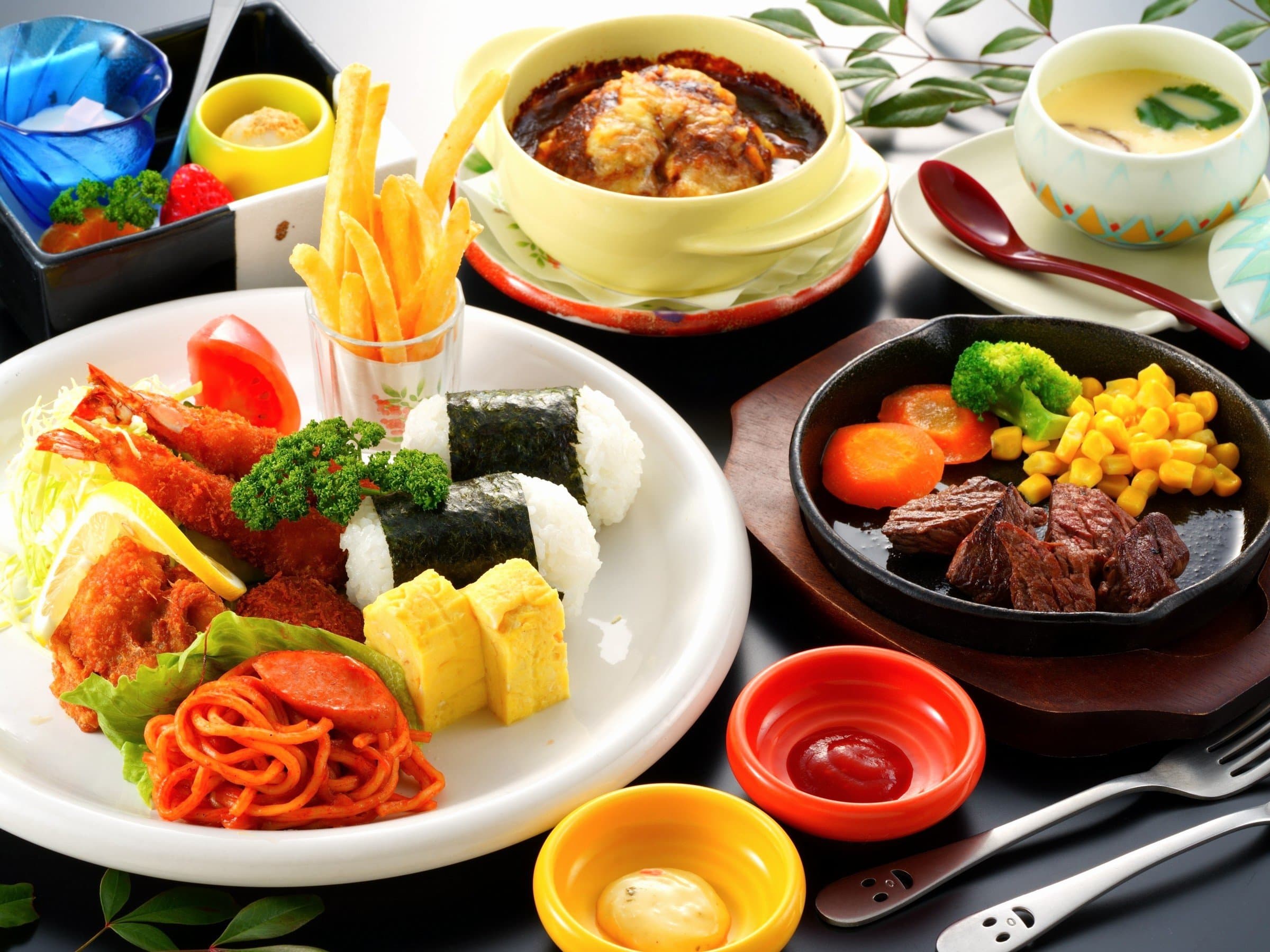やまびこ旅館 夕食 子供向け