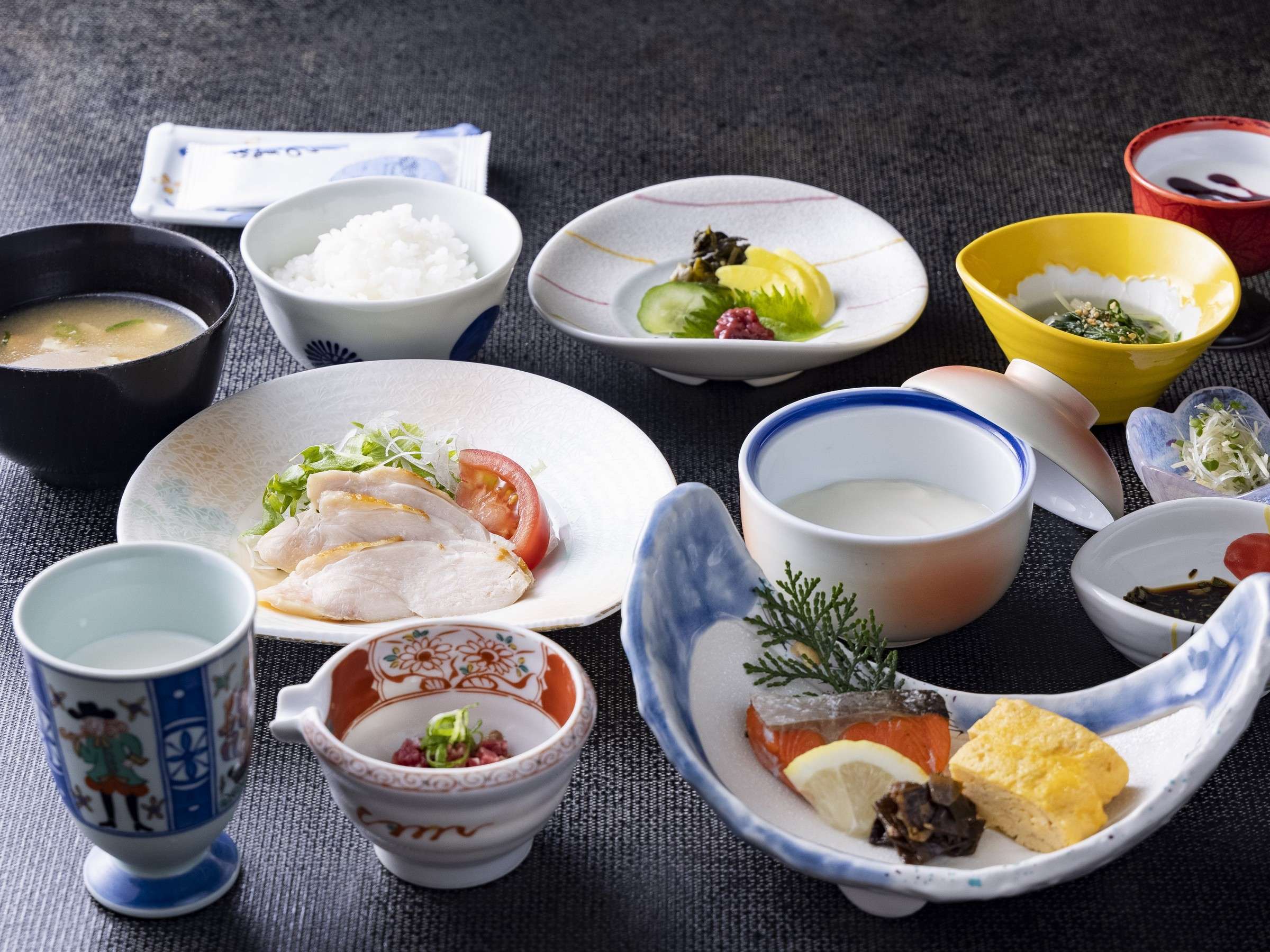 Okyakuya farm-to-table Japanese breakfast with home-grown vegetables
