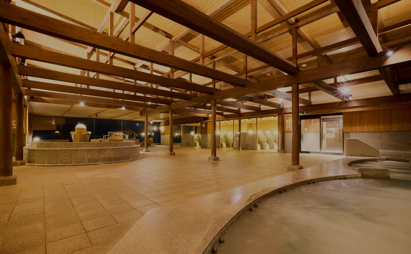 ホテル木暮 大浴場 千楽 北関東最大級 内湯 © hotel-kogure.com