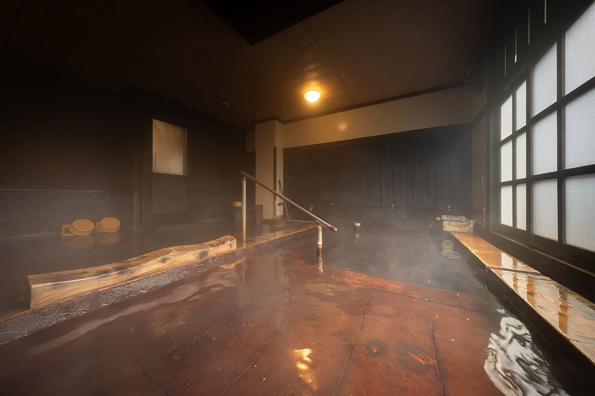Ryokan Yumotoso indoor uchiyu hot spring bath