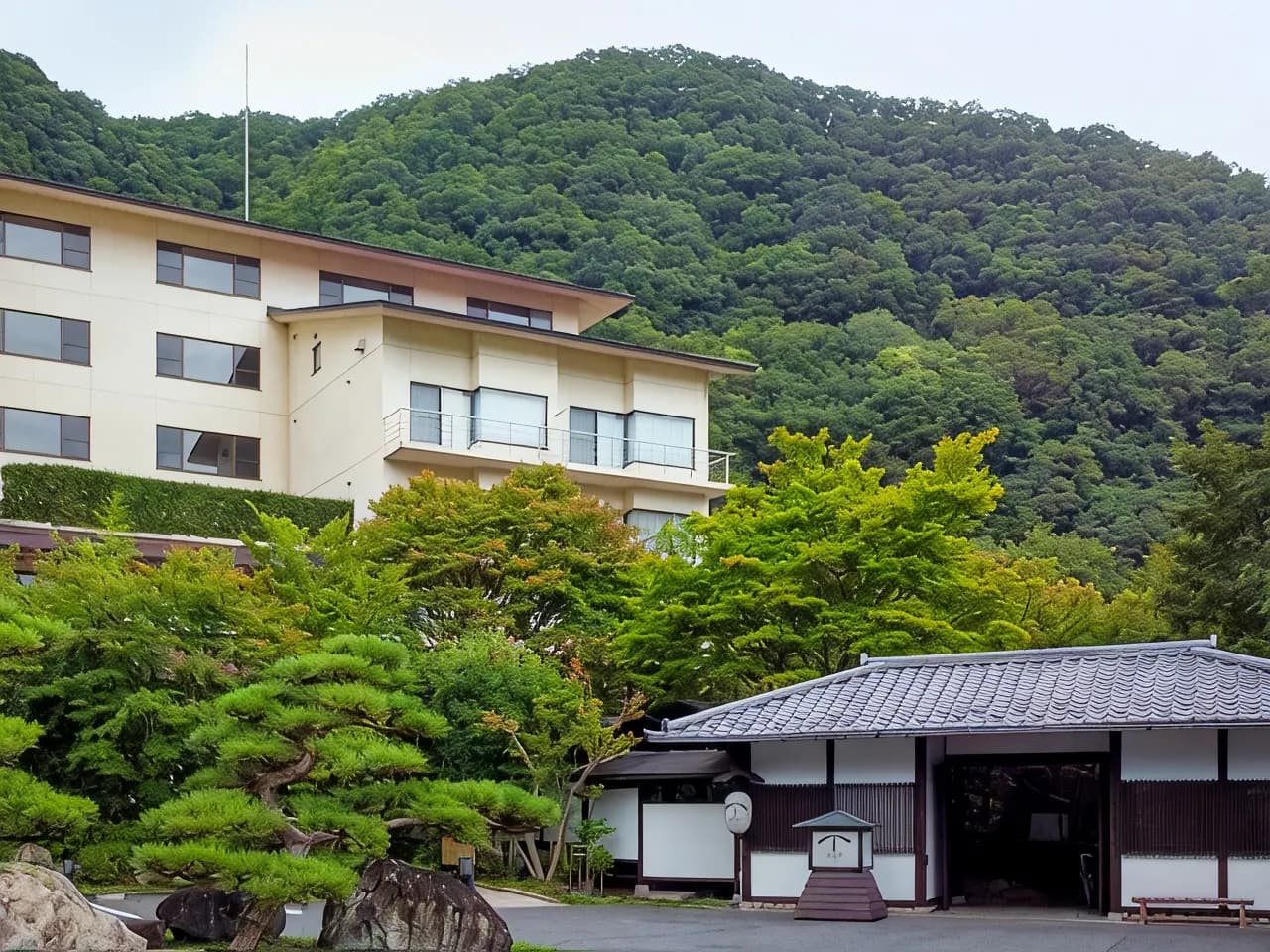 Entrance gate of the resort
