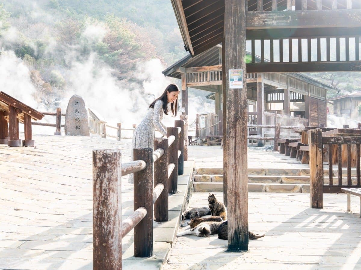 雲仙地獄 噴気の景観