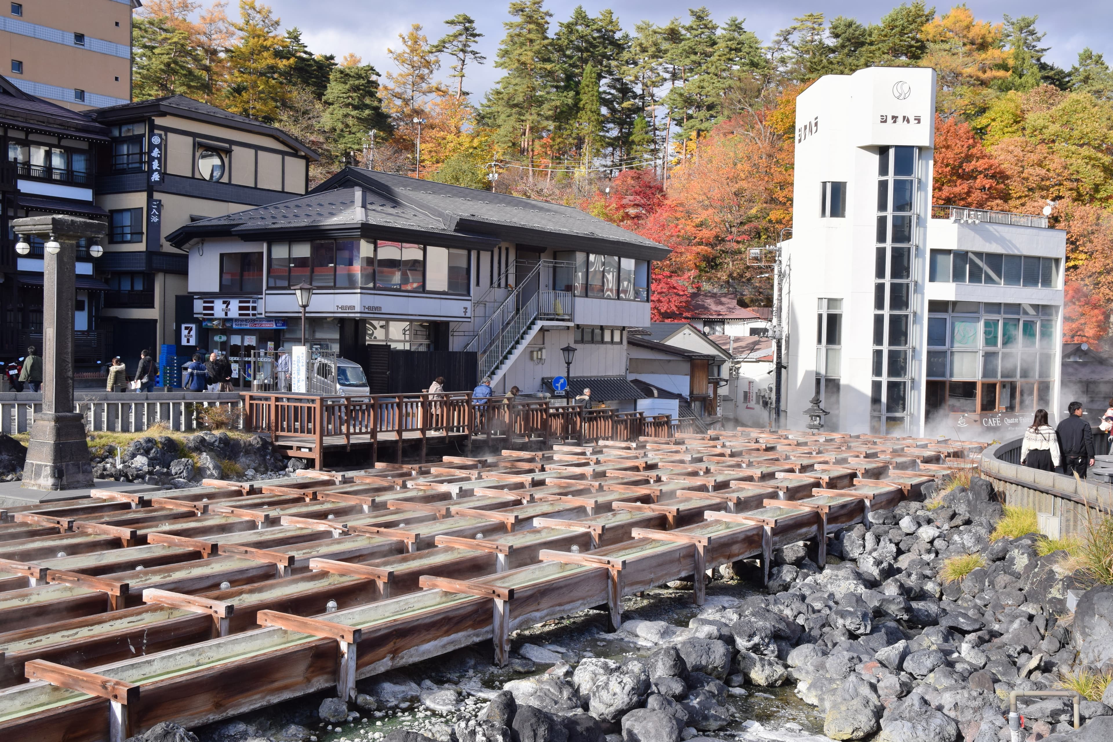 Hakone Ginyu ryokan in Hakone during winter New Year season.