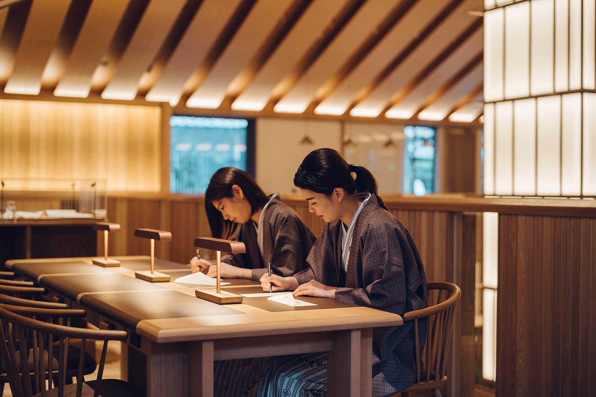 Traditional yukata robe — standard evening wear at all Ginzan Onsen ryokans