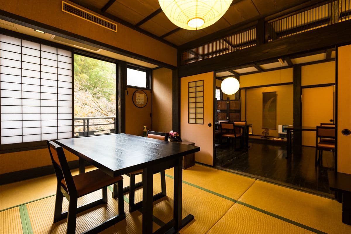 Ryokan Yumotoso private dining room interior